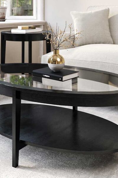 glass black coffee table 2